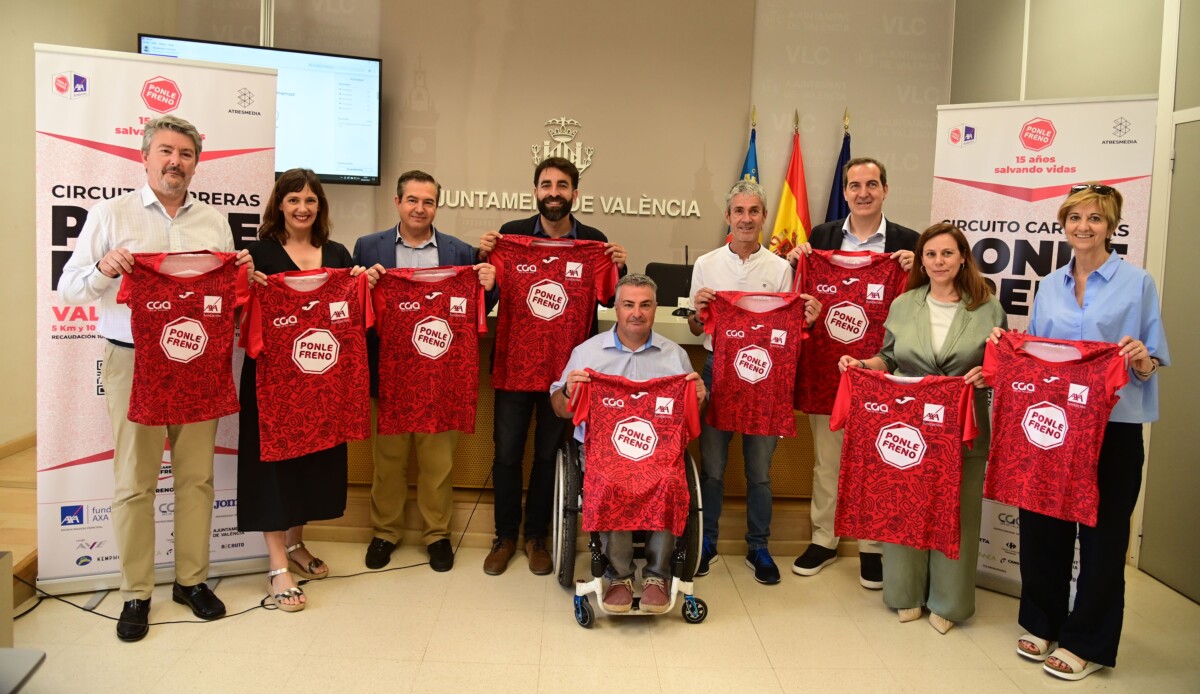 Presentación de la carrera 'Ponle freno' de València